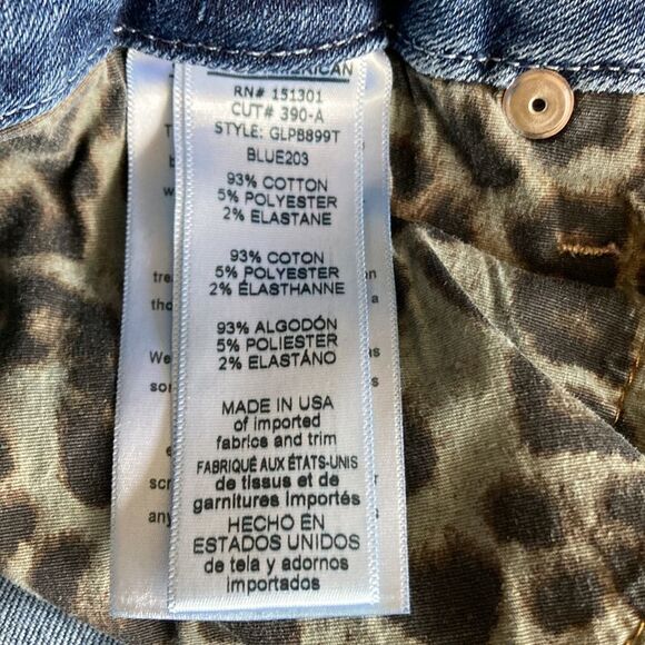 Good American Good Legs Cheetah Pockets High Waist Jeans 16 - Picture 6 of 12
